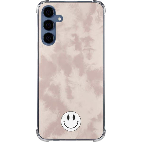 Taupe Tie Dye Galaxy A35 5G Clear Case