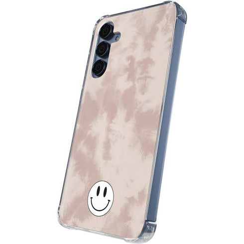 Taupe Tie Dye Galaxy A55 5G Clear Case
