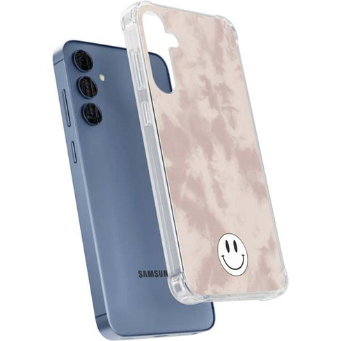 Taupe Tie Dye Galaxy A55 5G Clear Case