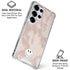Taupe Tie Dye Galaxy S25 Ultra Clear Case