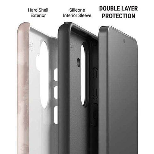 Taupe Tie Dye Galaxy S26 Plus Impact Case