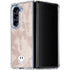 Taupe Tie Dye Galaxy Z Fold5 5G Clear Case