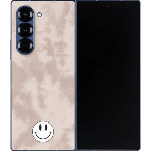 Taupe Tie Dye Galaxy Z Fold6 Skin