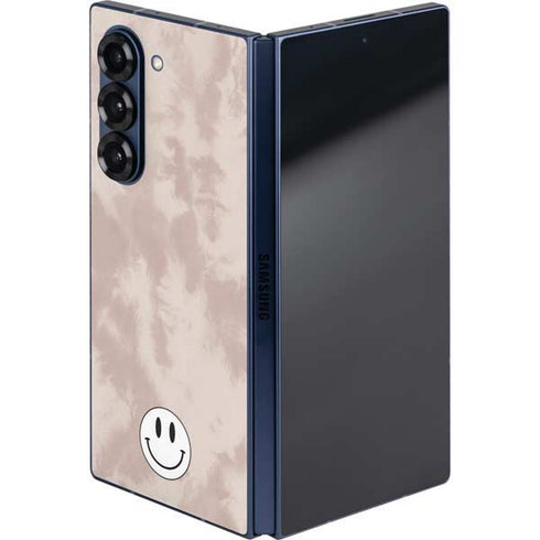 Taupe Tie Dye Galaxy Z Fold6 Skin