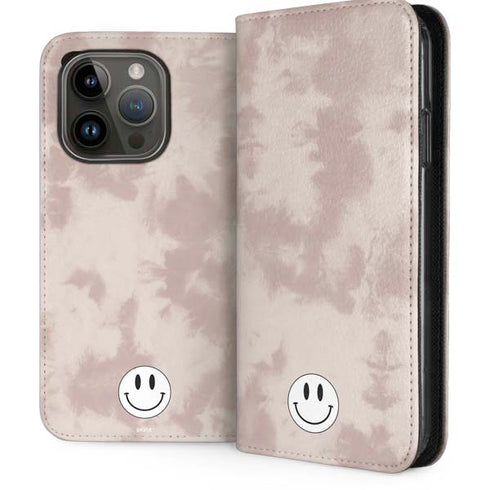 Taupe Tie Dye iPhone 15 Pro Folio Case