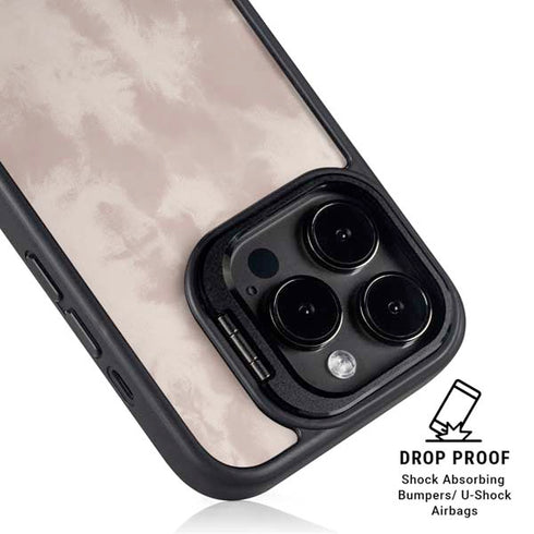 Taupe Tie Dye iPhone 15 Pro Kickstand Case