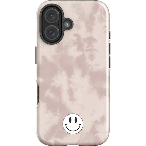 Taupe Tie Dye iPhone 16 Impact Case
