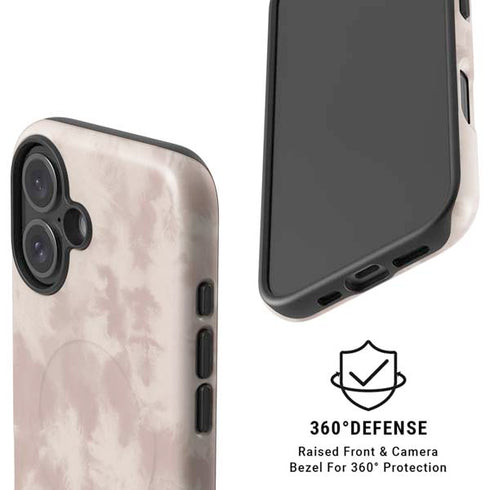 Taupe Tie Dye iPhone 16 Magsafe Impact Case