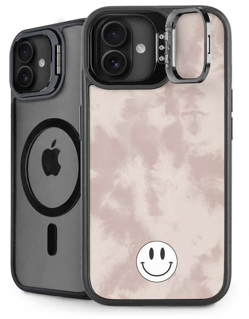 Taupe Tie Dye iPhone 16 Plus Kickstand Case