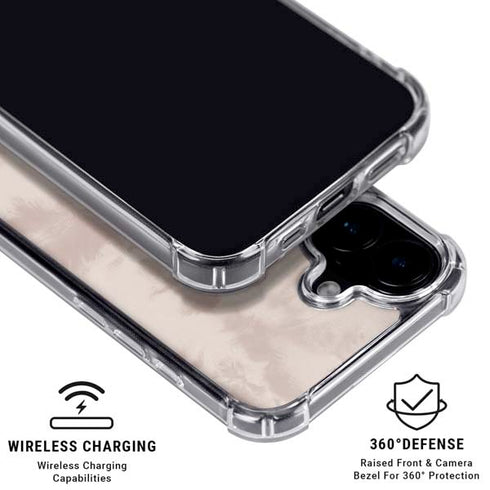 Taupe Tie Dye iPhone 16 Plus MagSafe Case