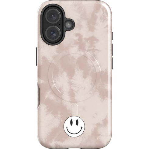 Taupe Tie Dye iPhone 16 Plus Magsafe Impact Case