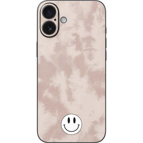 Taupe Tie Dye iPhone 16 Plus Skin