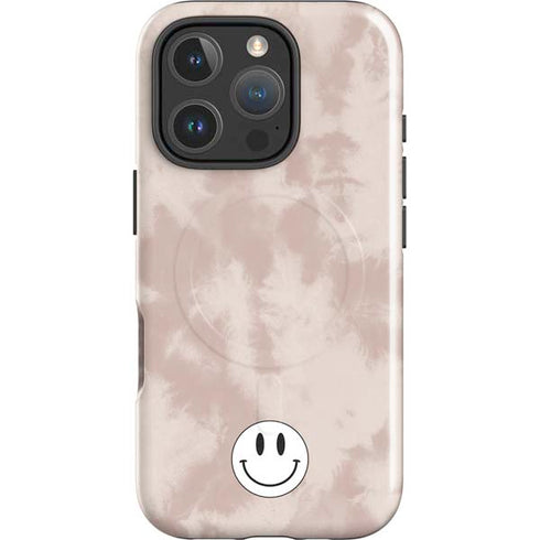 Taupe Tie Dye iPhone 16 Pro Max Magsafe Impact Case