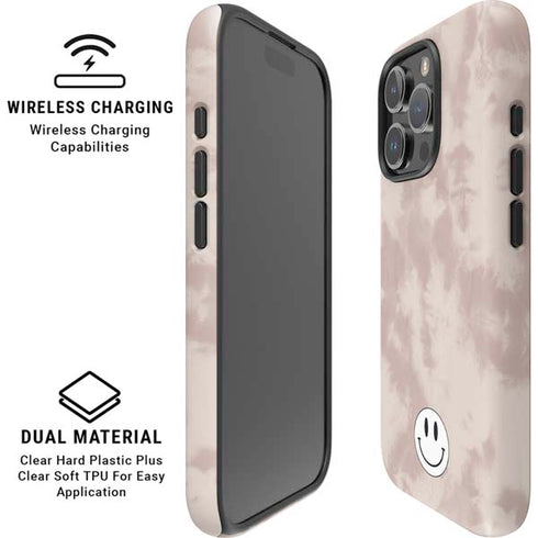 Taupe Tie Dye iPhone 16 Pro Max Magsafe Impact Case