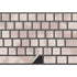 Taupe Tie Dye Magic Keyboard with Numeric Keypad Skin