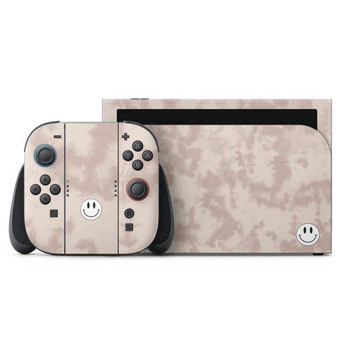 Taupe Tie Dye Nintendo Skins