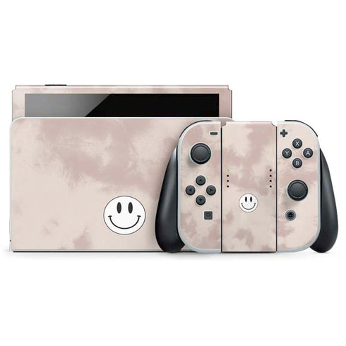 Taupe Tie Dye Nintendo Skins