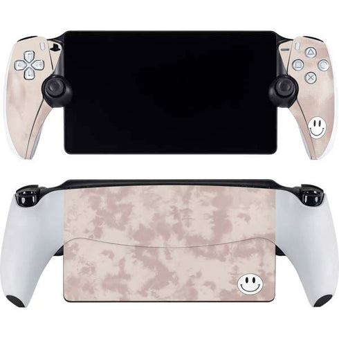 Taupe Tie Dye PlayStation PS5 Skins