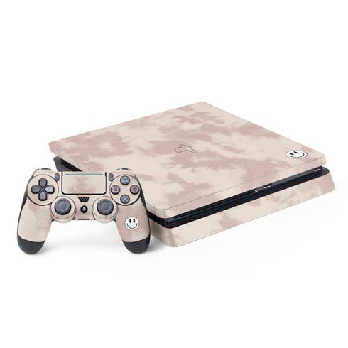Taupe Tie Dye PlayStation PS4 Skins