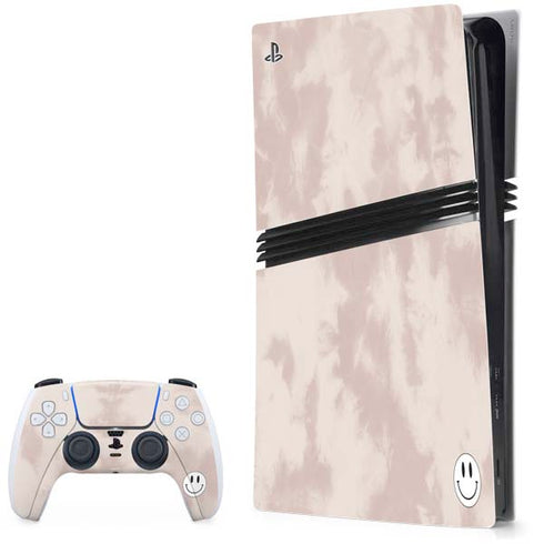 Taupe Tie Dye PlayStation PS5 Skins