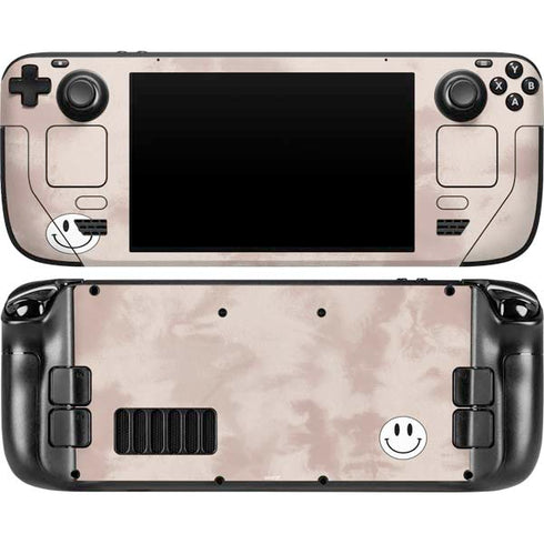 Taupe Tie Dye Steam Deck Handheld Gaming Computer OLED Skin