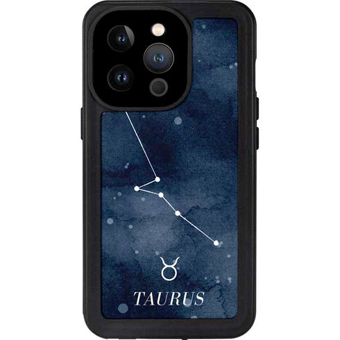 Taurus Constellation iPhone 15 Pro Waterproof Case