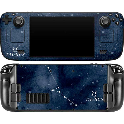 Taurus Constellation Steam Deck Handheld Gaming Computer OLED Skin
