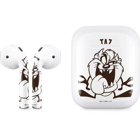Looney Tunes Taz Big Head Apple AirPods Skin