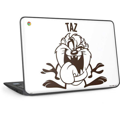Looney Tunes Taz Big Head HP Chromebook Skin