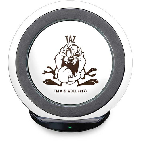 Looney Tunes Taz Big Head Fast Charge Wireless Charging Stand Skin