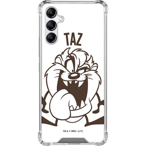 Looney Tunes Taz Big Head Gabb Phone 4 Clear Case