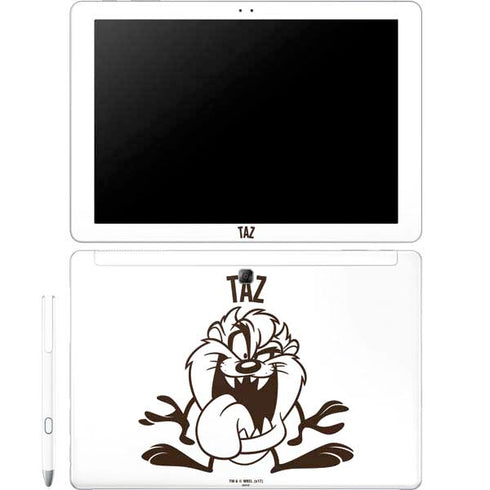 Looney Tunes Taz Big Head Galaxy Book 12in Skin