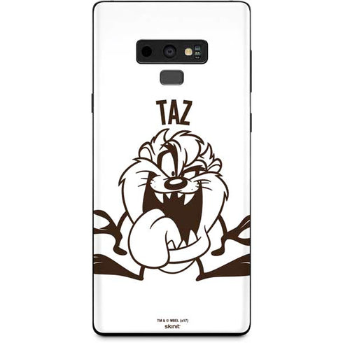 Looney Tunes Taz Big Head Galaxy Note 9 Skin