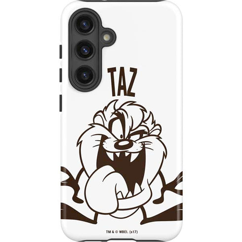 Looney Tunes Taz Big Head Galaxy S25 Plus Impact Case