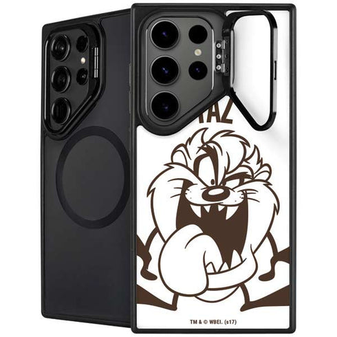 Looney Tunes Taz Big Head Galaxy S25 Ultra Kickstand Case