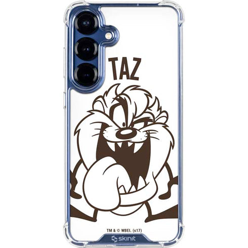 Looney Tunes Taz Big Head Galaxy S25 FE Clear Case