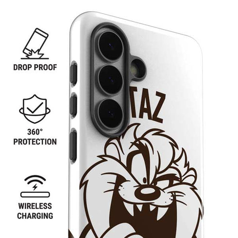 Looney Tunes Taz Big Head Galaxy S26 Plus Impact Case