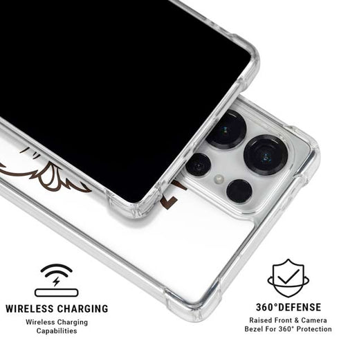 Looney Tunes Taz Big Head Galaxy S26 Ultra Clear Case