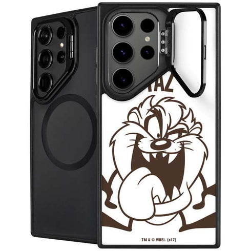 Looney Tunes Taz Big Head Galaxy S26 Ultra Kickstand Case