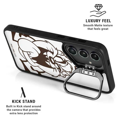 Looney Tunes Taz Big Head Galaxy S26 Ultra Kickstand Case