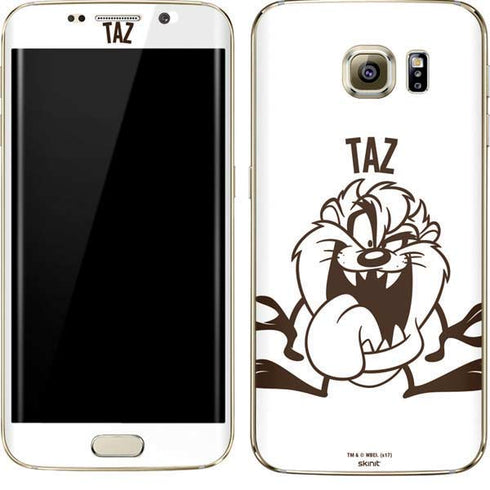 Looney Tunes Taz Big Head Galaxy S7 Edge Skin