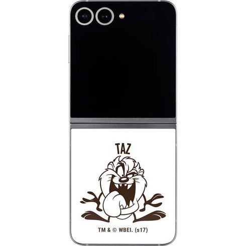 Looney Tunes Taz Big Head Galaxy Z Flip6 Skin