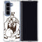 Looney Tunes Taz Big Head Galaxy Z Fold5 5G Clear Case