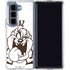 Looney Tunes Taz Big Head Galaxy Z Fold5 5G Clear Case