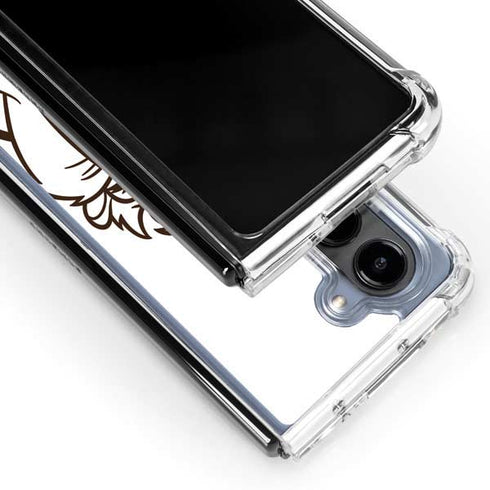 Looney Tunes Taz Big Head Galaxy Z Fold5 5G Clear Case