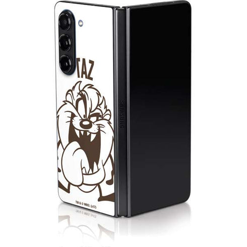 Looney Tunes Taz Big Head Galaxy Z Fold5 5G Skin