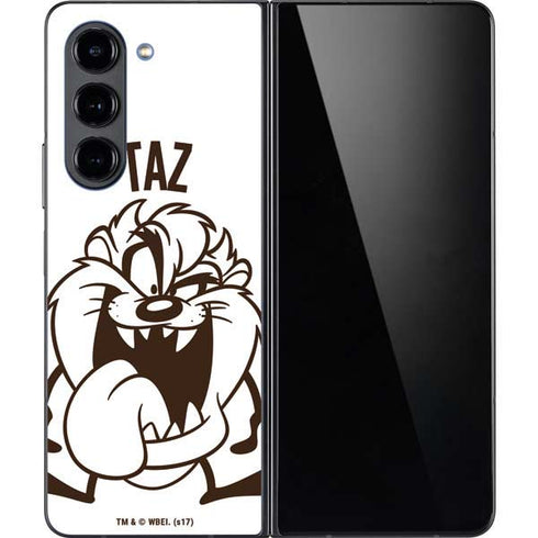 Looney Tunes Taz Big Head Galaxy Z Fold5 5G Skin