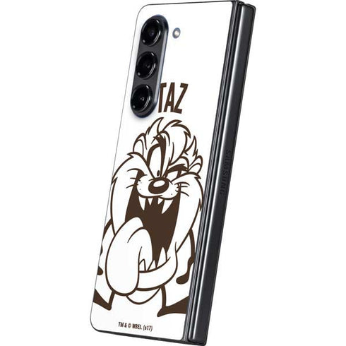 Looney Tunes Taz Big Head Galaxy Z Fold5 5G Skin