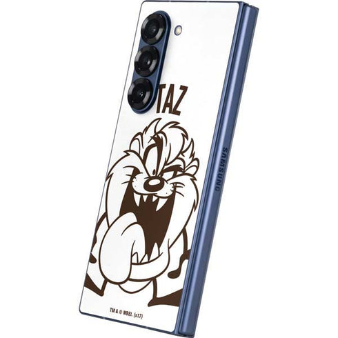 Looney Tunes Taz Big Head Galaxy Z Fold6 Skin