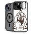 Looney Tunes Taz Big Head iPhone 15 Kickstand Case